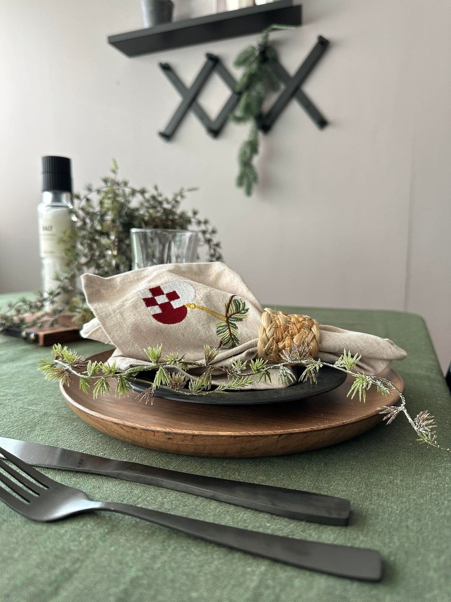 Dug Grøn bomuld – flere størrelser - VIAMAJA.DK