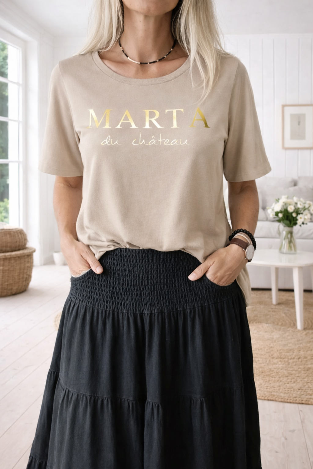 T-shirt Marta Sand