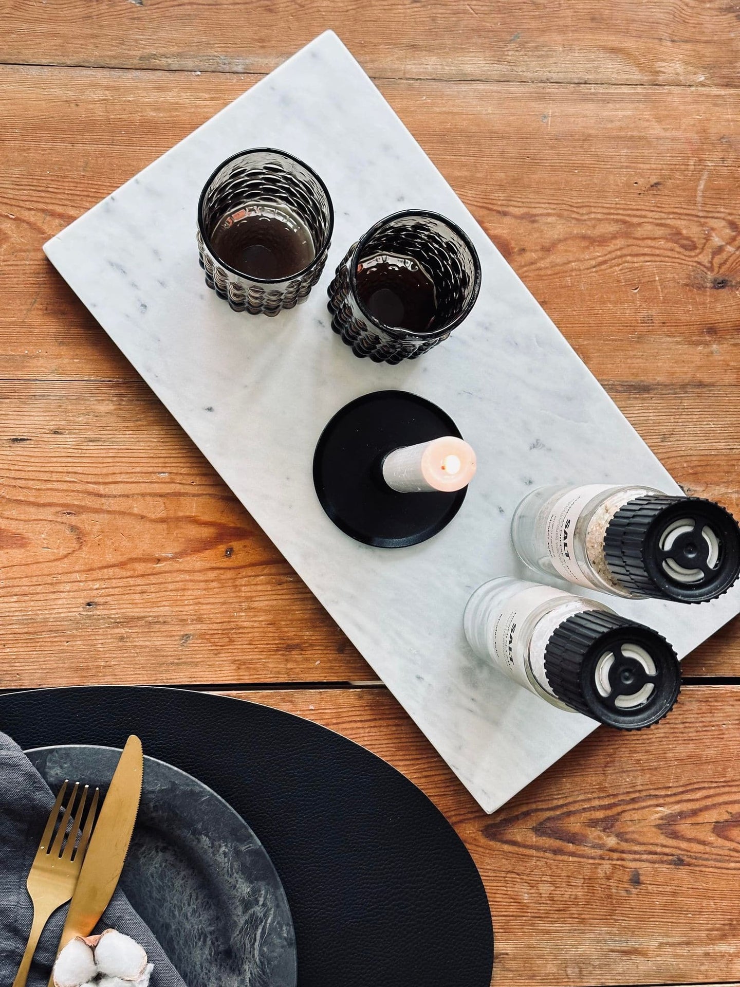 Fad i marmor Hvid 40x20cm - VIAMAJA.DK