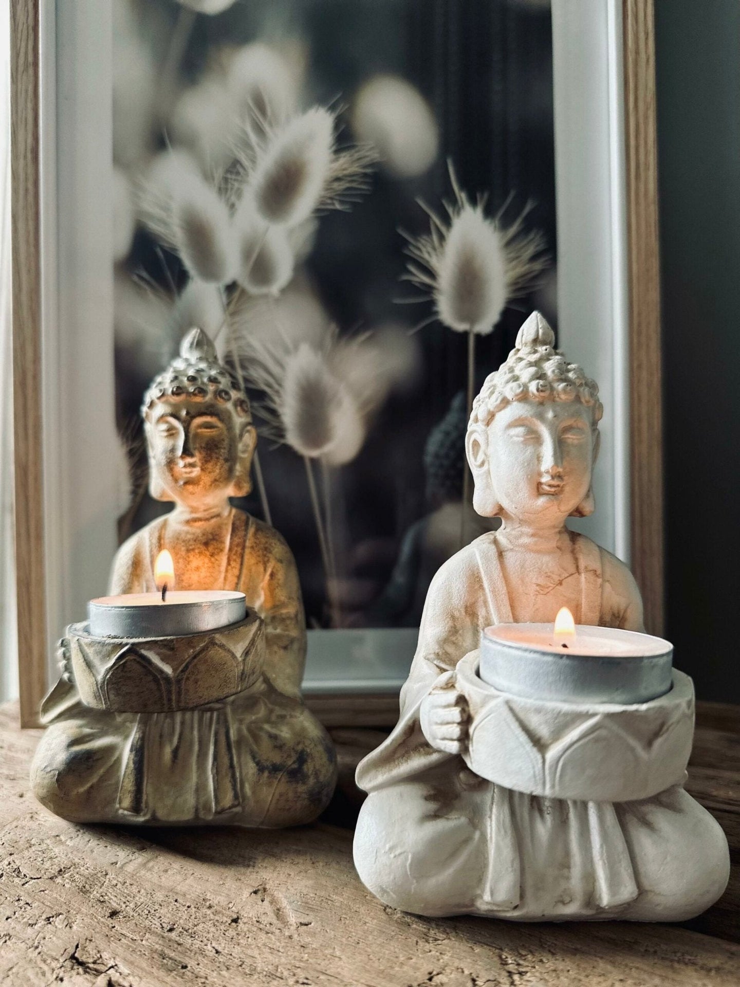 Fyrfadsstage Buddha – Dark - VIAMAJA.DK
