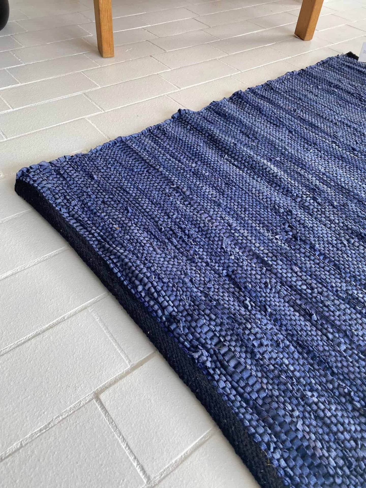 Gulvtæppe JEANS 60x90cm - VIAMAJA.DK