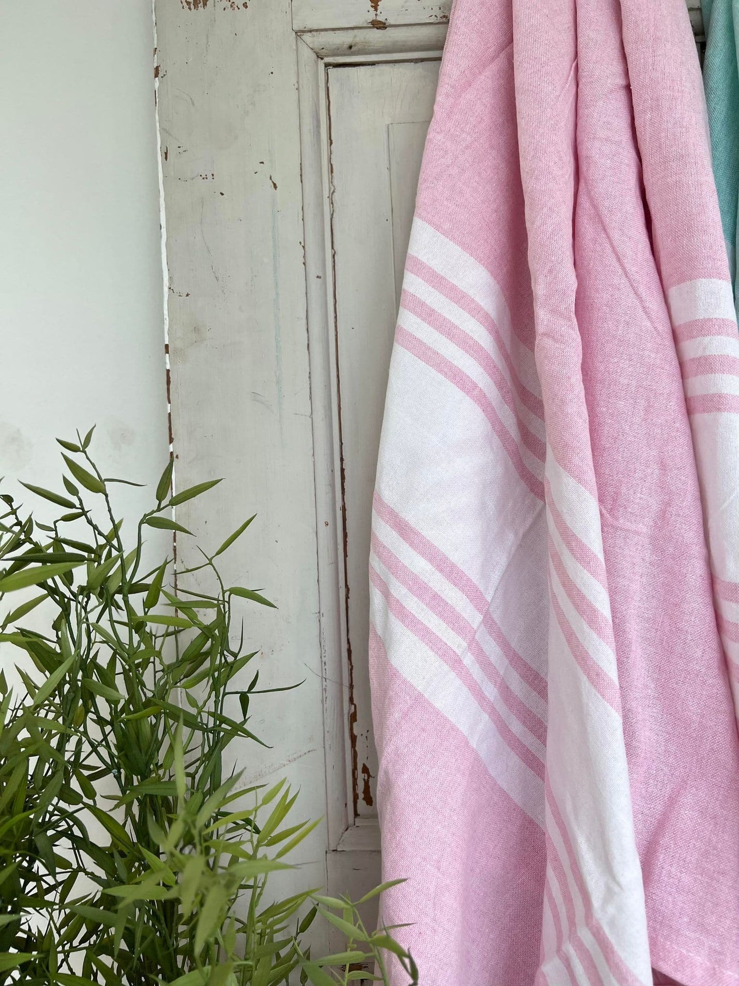 Hammam håndklæde - Pastel lyserød Økotex - VIAMAJA.DK