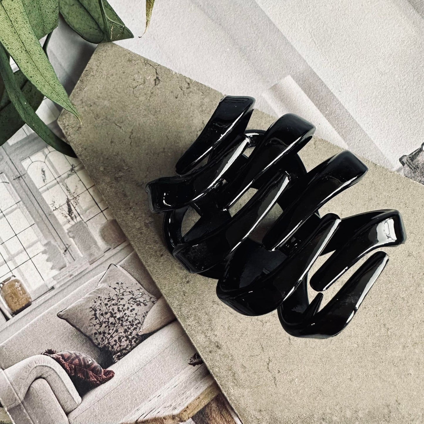 Hårklemme Mia Black - VIAMAJA.DK