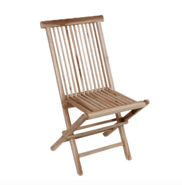 Havestol l Teak - Foldestol uden armlæn - VIAMAJA.DK