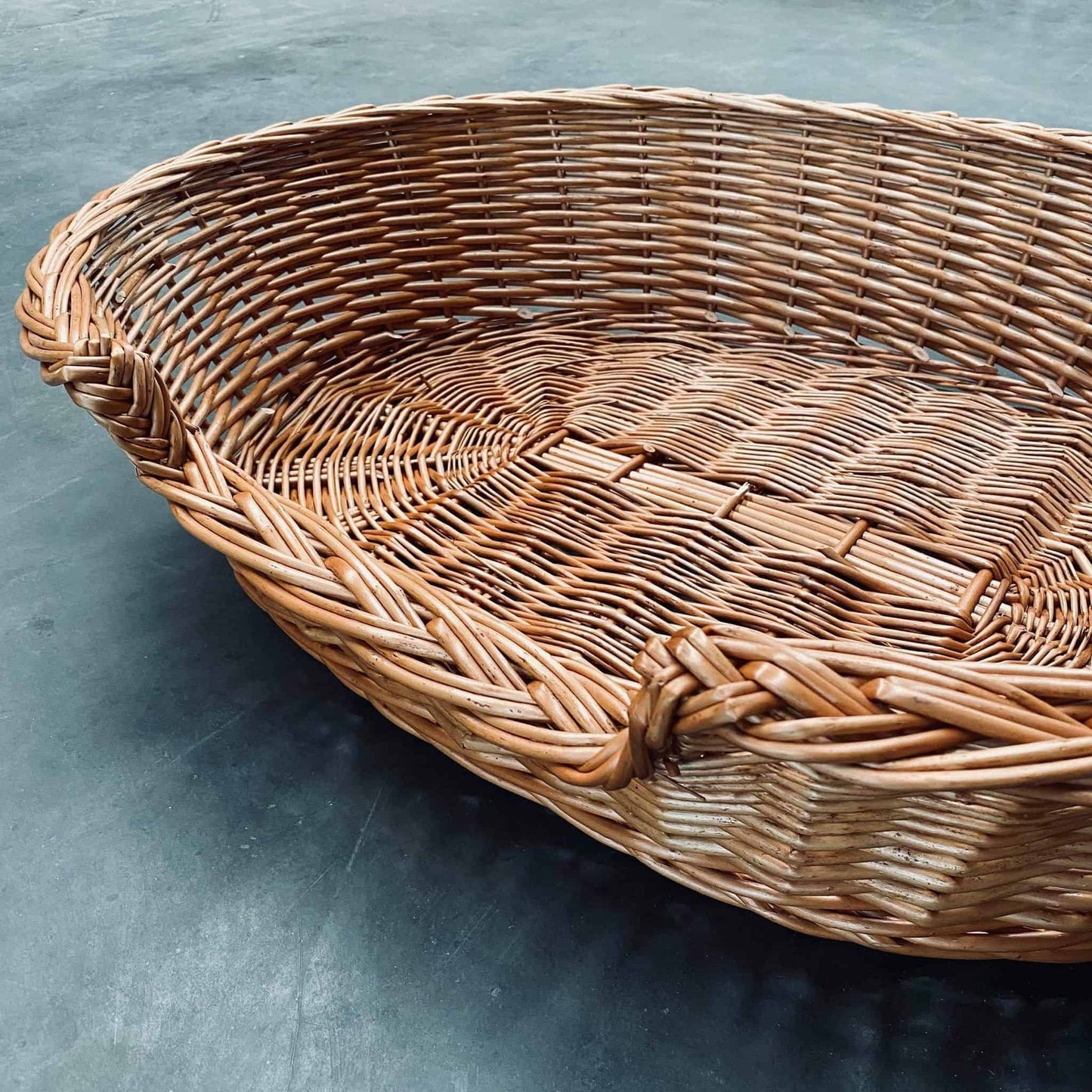 Hundekurv i kraftig rattan – Mellem - VIAMAJA.DK