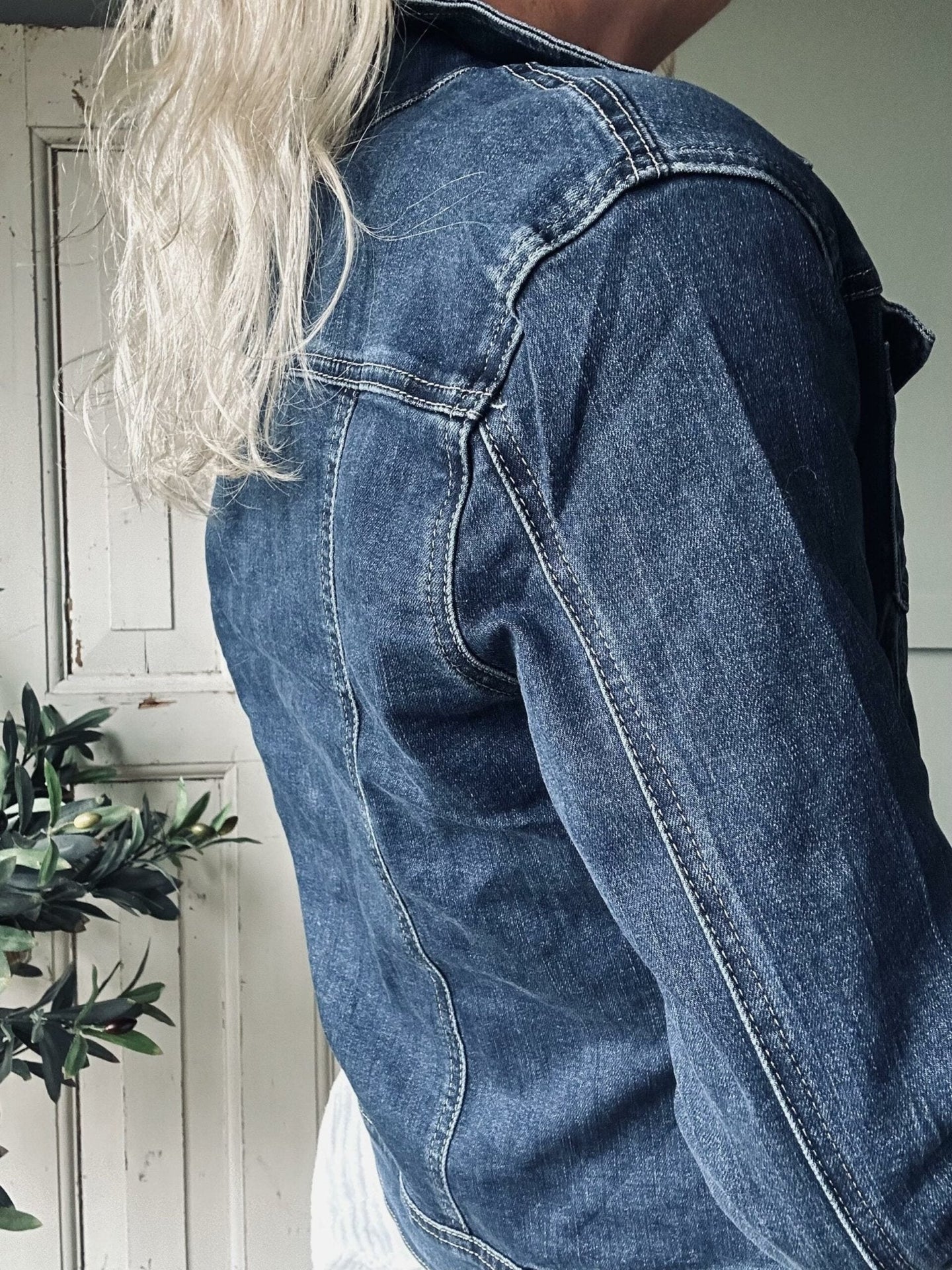 Jakke Denim dark - VIAMAJA.DK