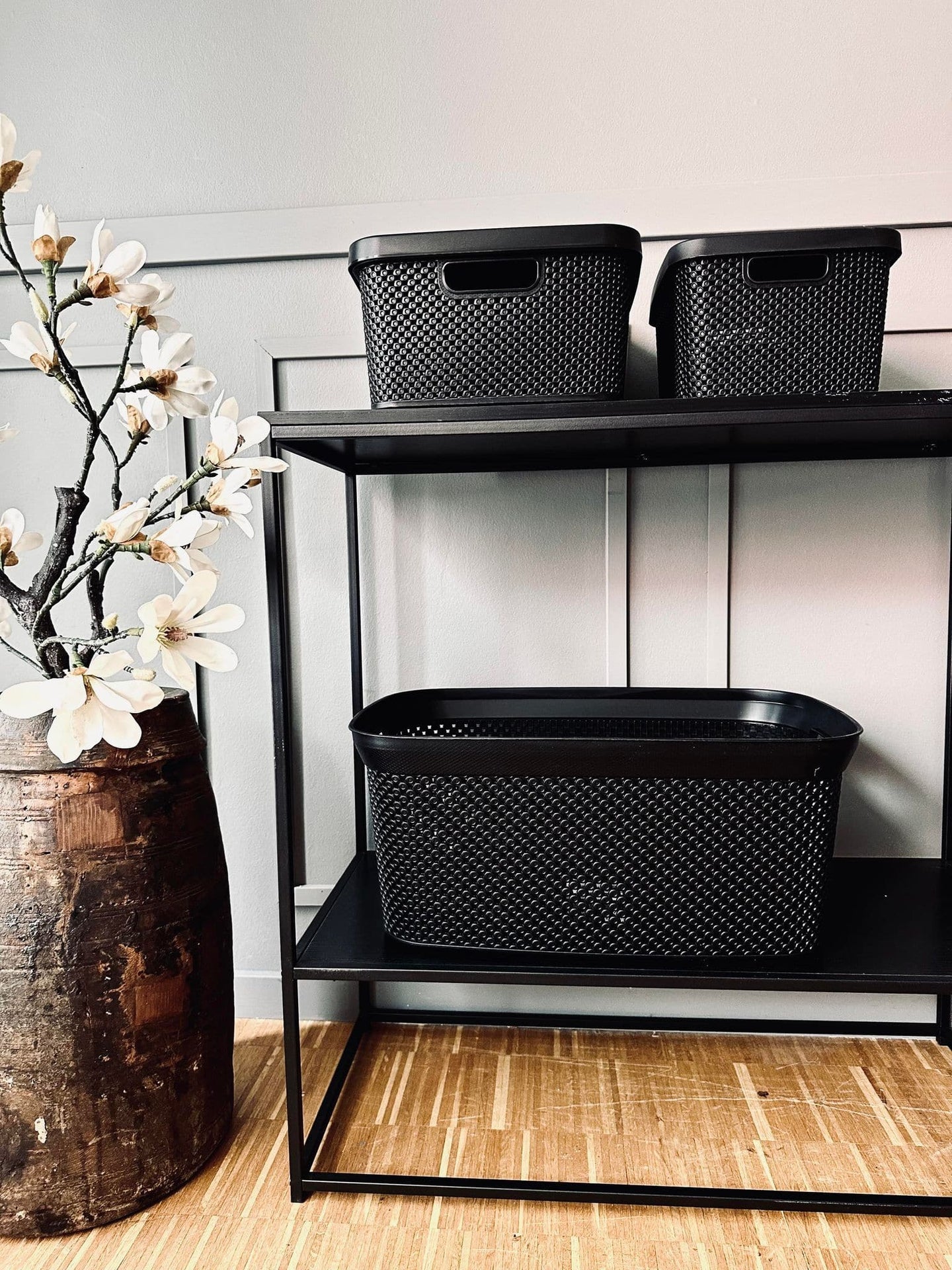 Kasse med låg - Medium VILA BLACK - VIAMAJA.DK