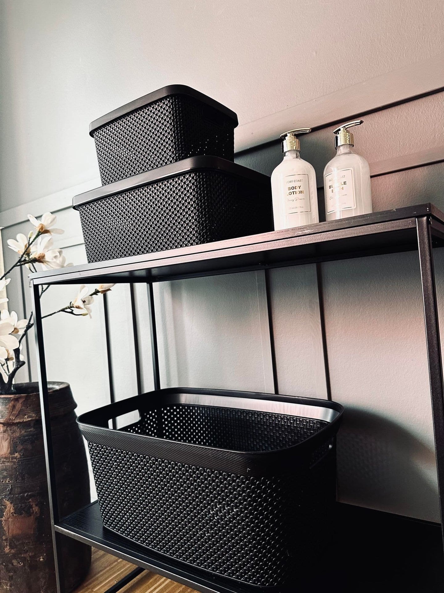 Kasse med låg - Small VILA BLACK - VIAMAJA.DK