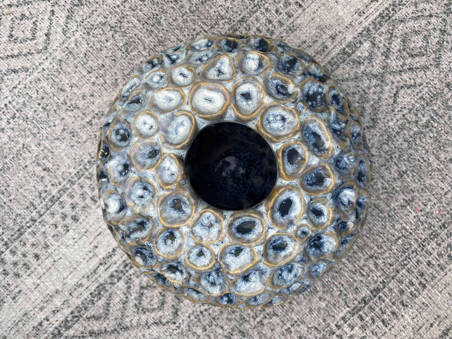 Keramik - Lysblå bubbles - VIAMAJA.DK