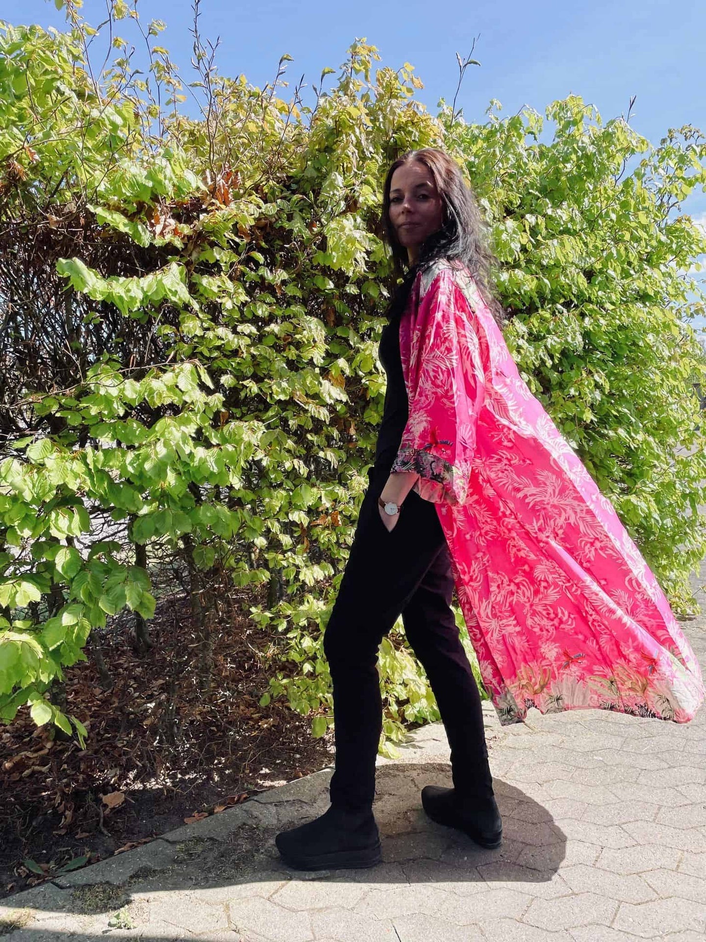 kimono WILD PINK - VIAMAJA.DK