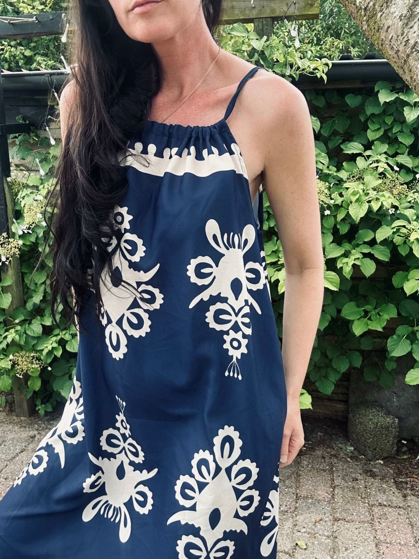 Kjole Mila Navy - VIAMAJA.DK