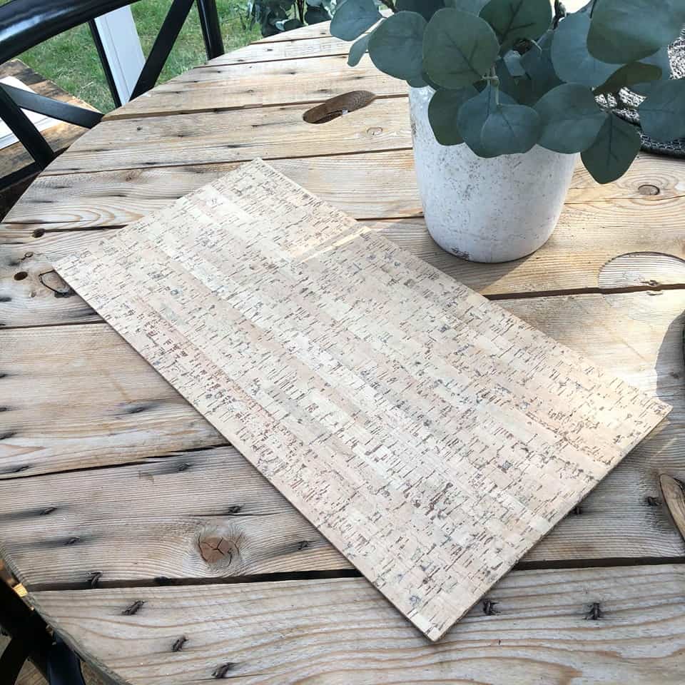 Kork dækkeserviet – Nordic creme Tapas - VIAMAJA.DK