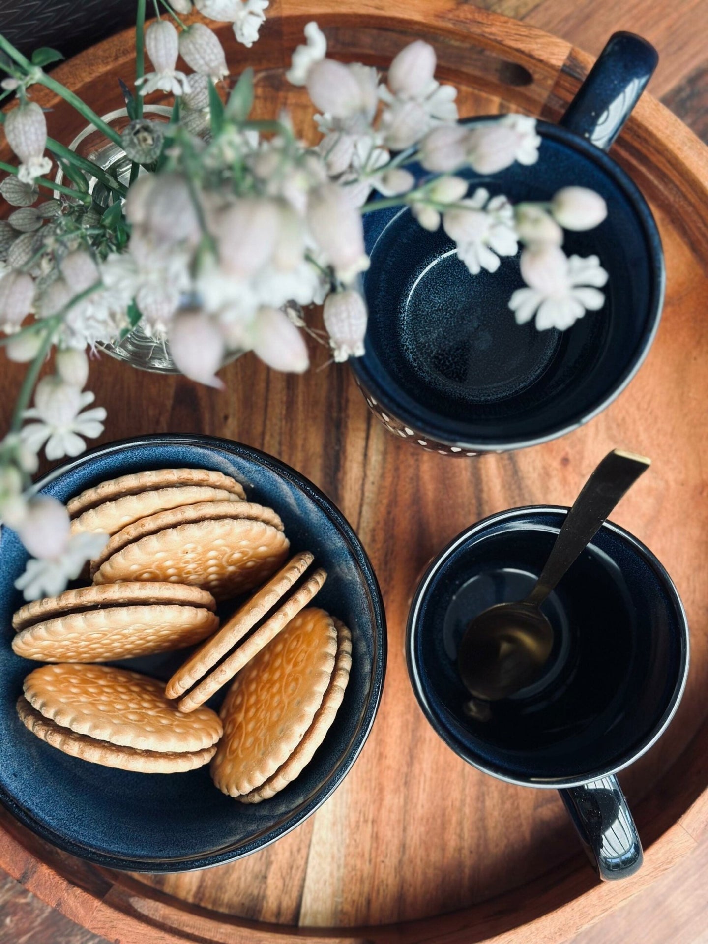 Krus i stentøj – Nordic blue - VIAMAJA.DK