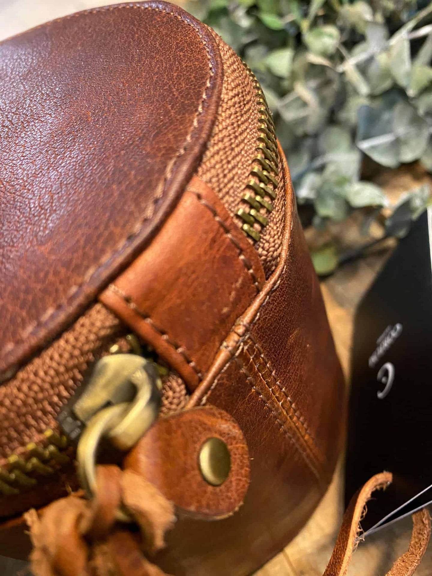 Læder box , Stor – Cognac - VIAMAJA.DK