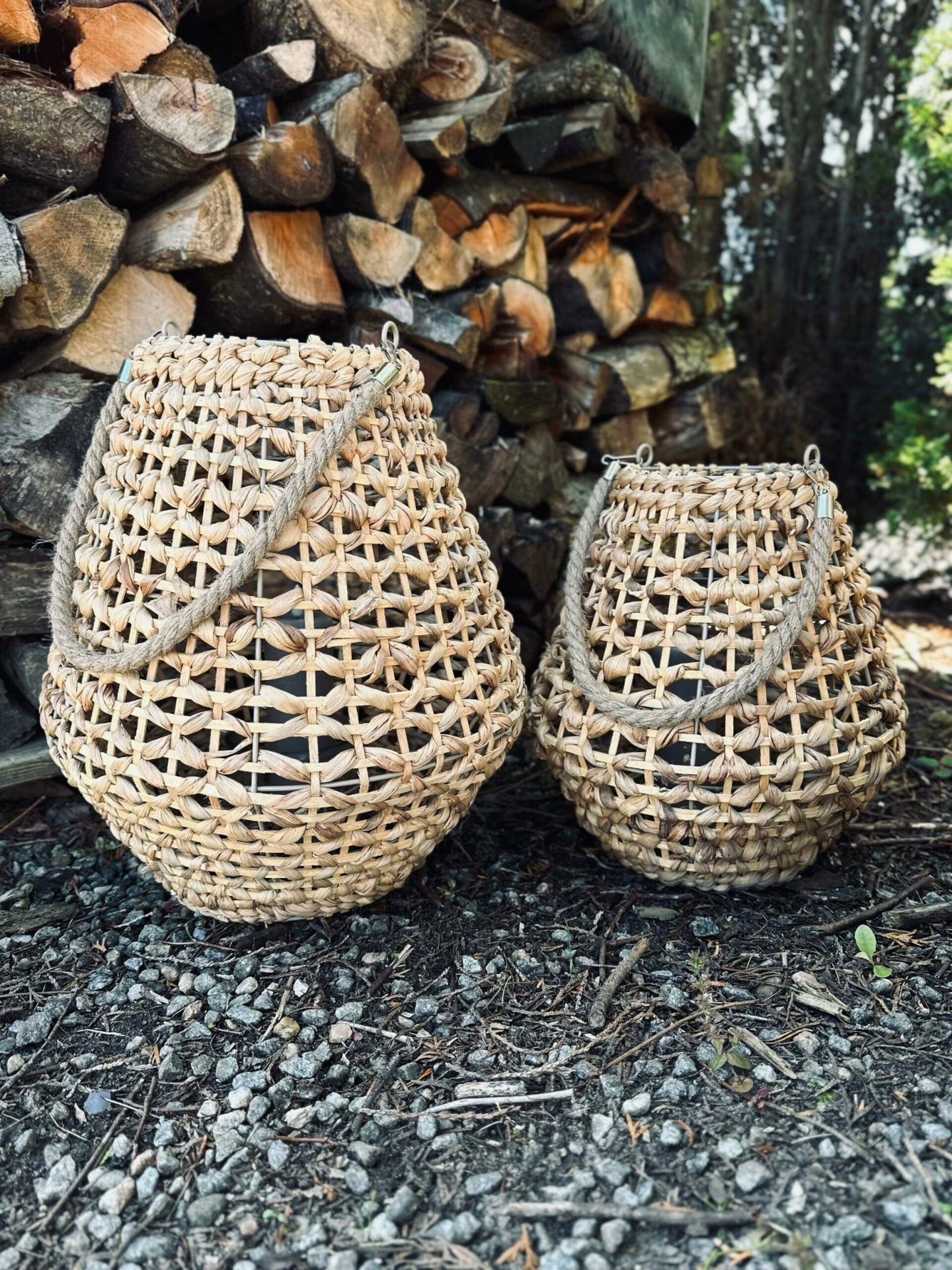 Lanterne i vandhyacint – Mellem - VIAMAJA.DK