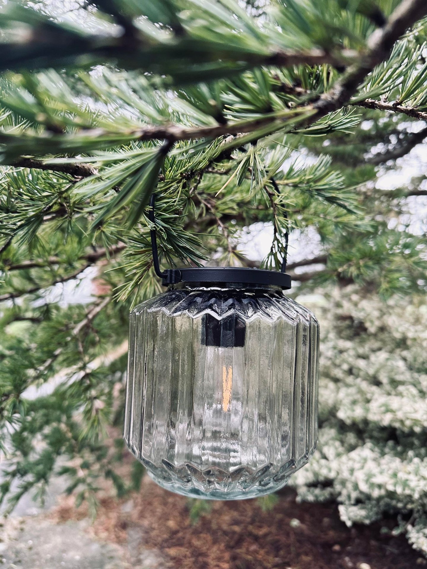 Lanterne med solceller – Wilma Grå - VIAMAJA.DK