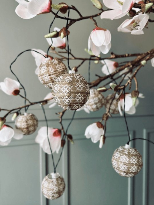 LED Lyskæde med solceller - Summer golden - VIAMAJA.DK