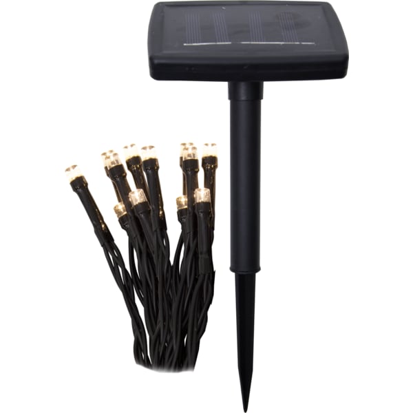 Led solcelle lyskæde - Ekstra kraftig - VIAMAJA.DK
