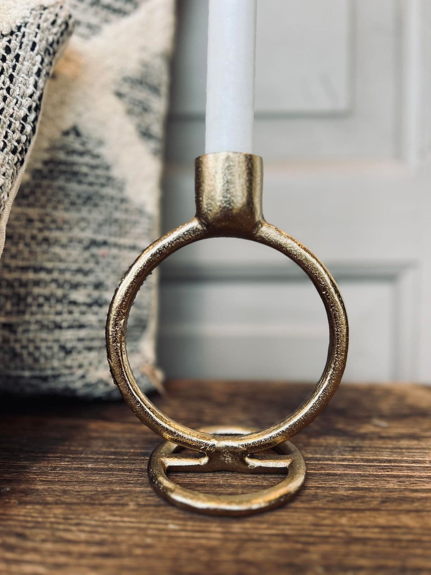 Lysestage - Guld 15cm - VIAMAJA.DK