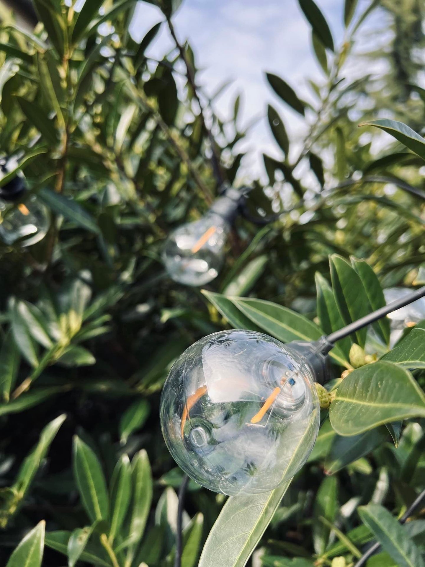 Lyskæde LED varm hvid - Kan forlænges - Godkendt til ude - VIAMAJA