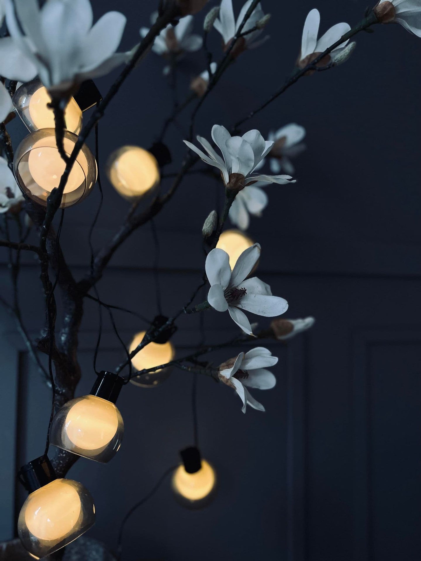 Lyskæde - Røgfarvet med batteriboks - Godkendt til inde og ude - VIAMAJA.DK