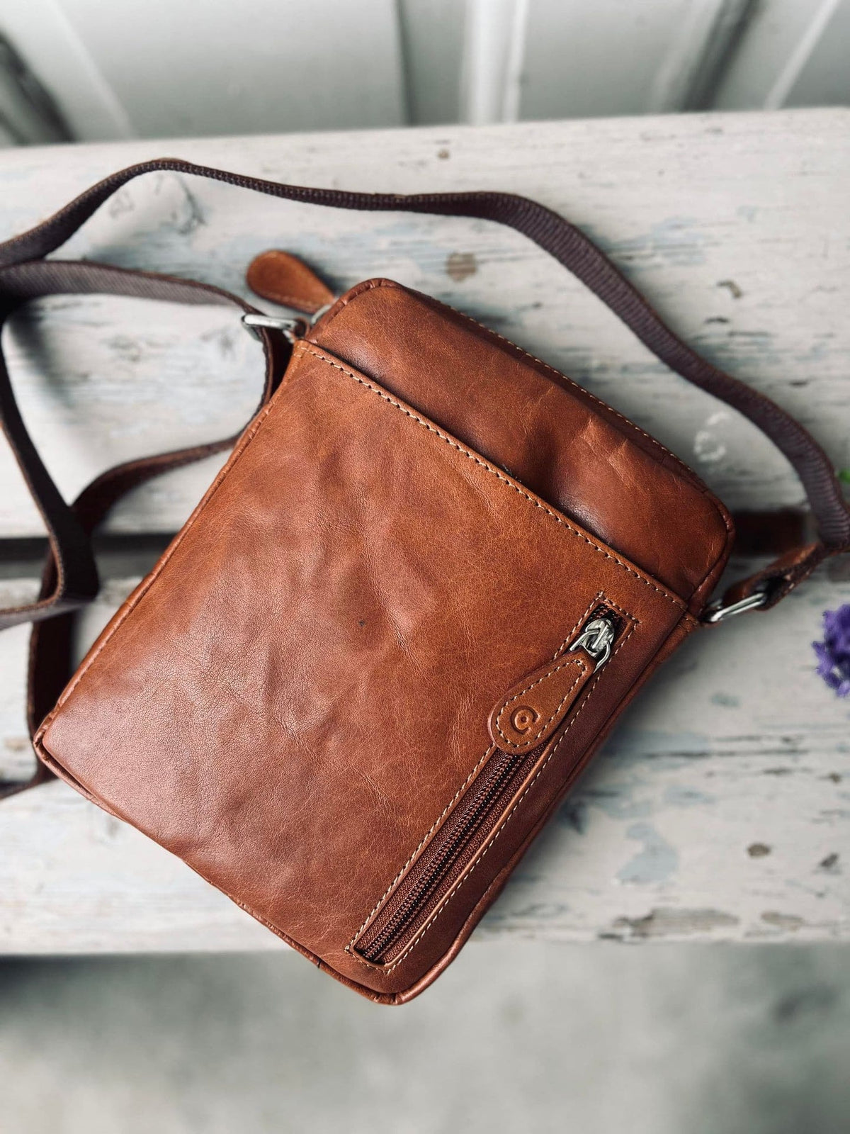 Mobiltaske / Crossover – Cognac Daily - VIAMAJA.DK