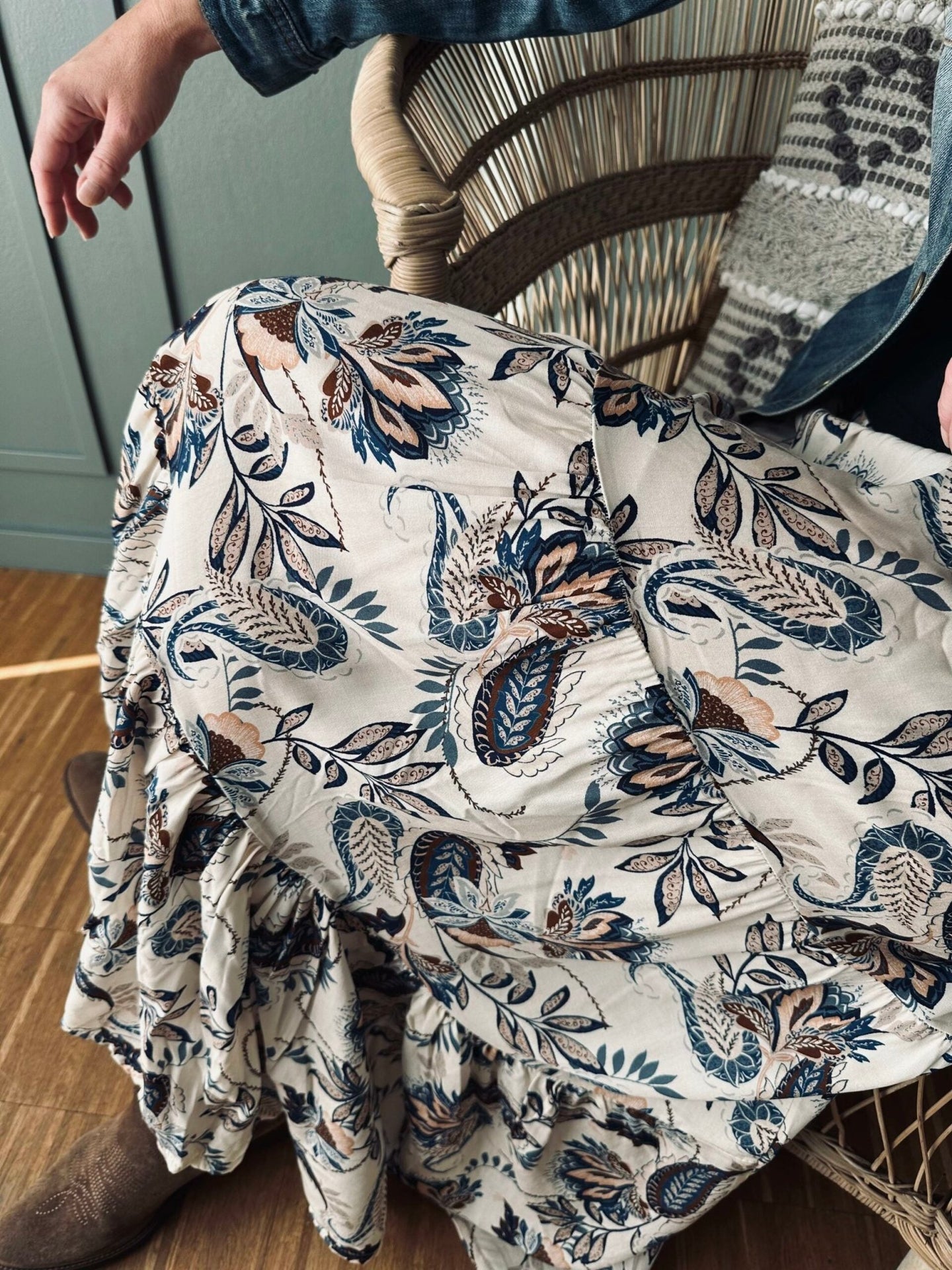 Nederdel Boho - Anna - VIAMAJA.DK