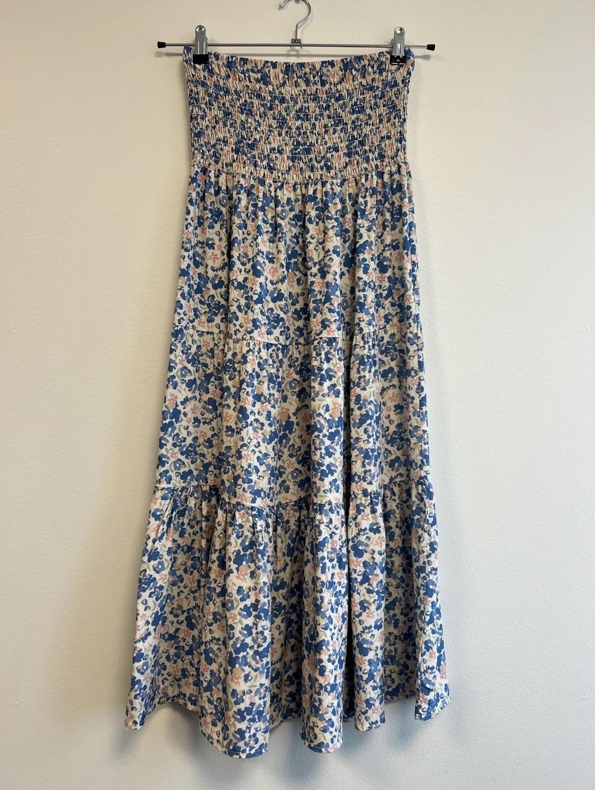 Nederdel Boho – Summer Blue - VIAMAJA.DK
