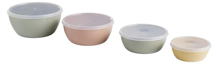 Opbevaringsbøtter med låg – 4 stk - VIAMAJA.DK