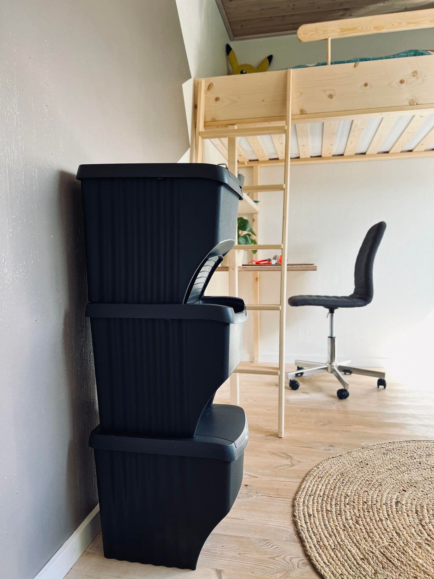 Opbevaringskasser 3 stk - RECYCLING - VIAMAJA.DK