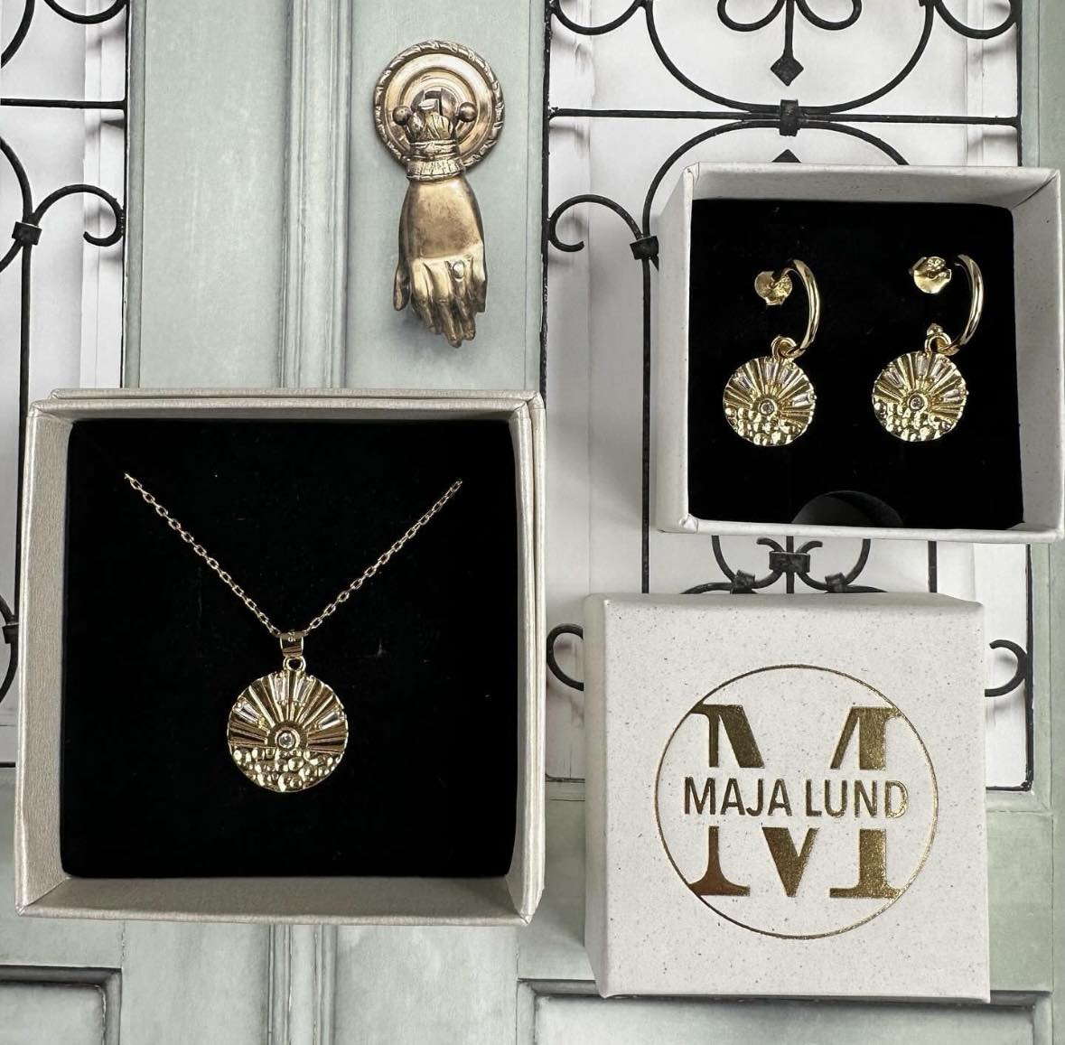 Øreringe Becky 18K forgyldt - VIAMAJA.DK