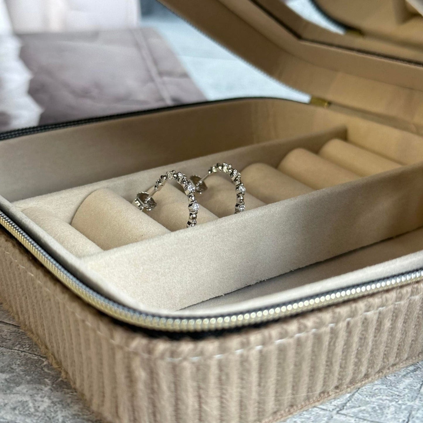 Øreringe Celine Silver 18K forgyldt - VIAMAJA.DK