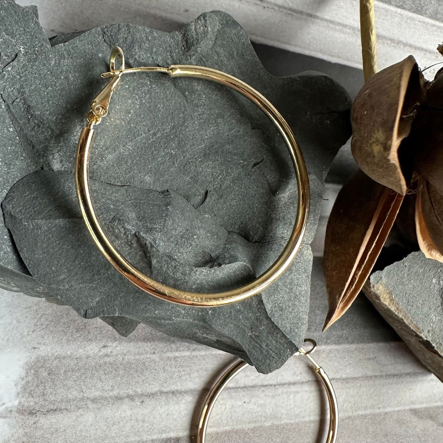 Øreringe Hazel 18k forgyldt - VIAMAJA.DK