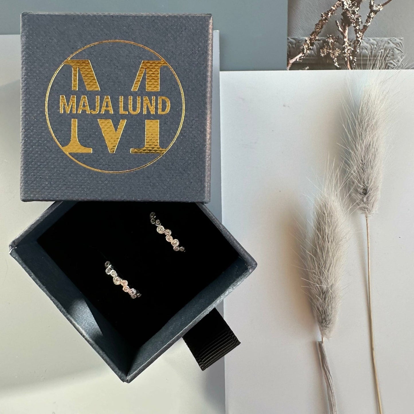 Øreringe LETIZIA Sterling sølv - VIAMAJA.DK