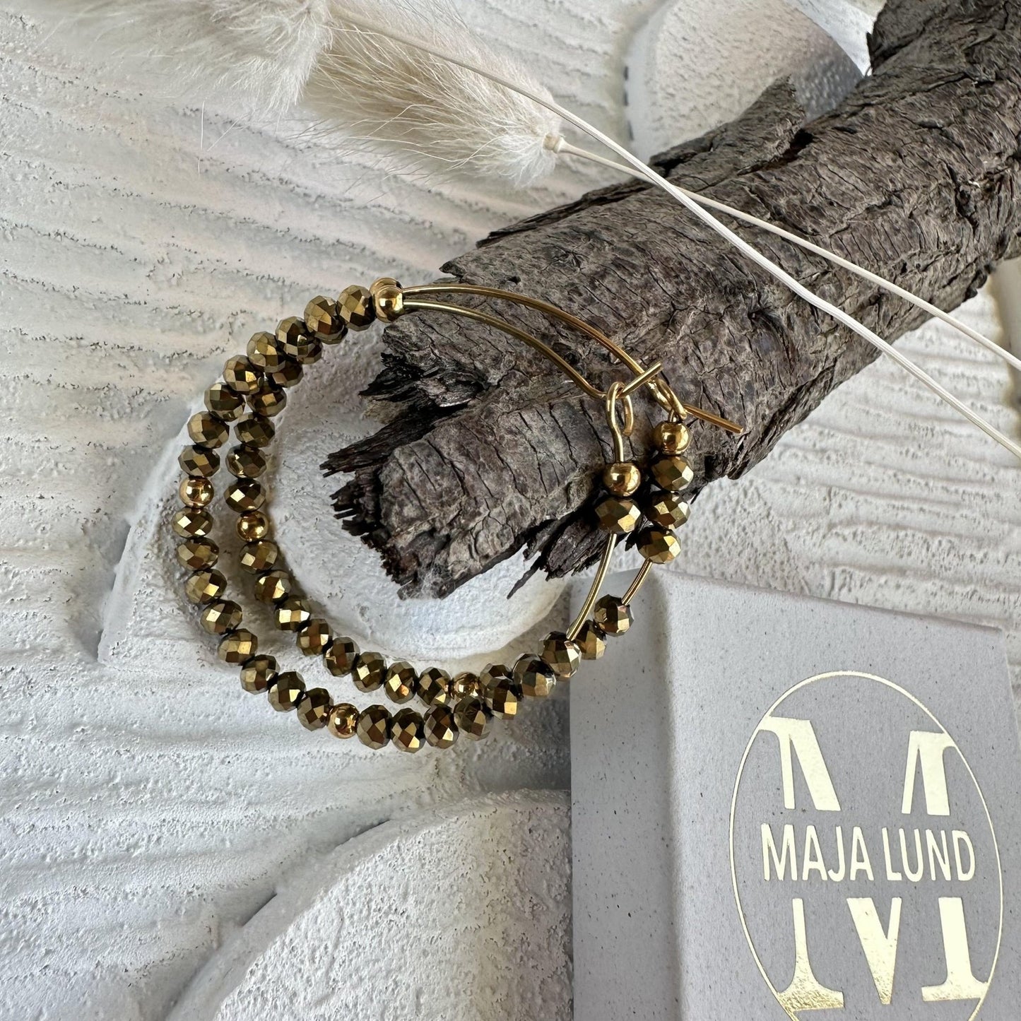 Øreringe Merle – Gylden - VIAMAJA.DK