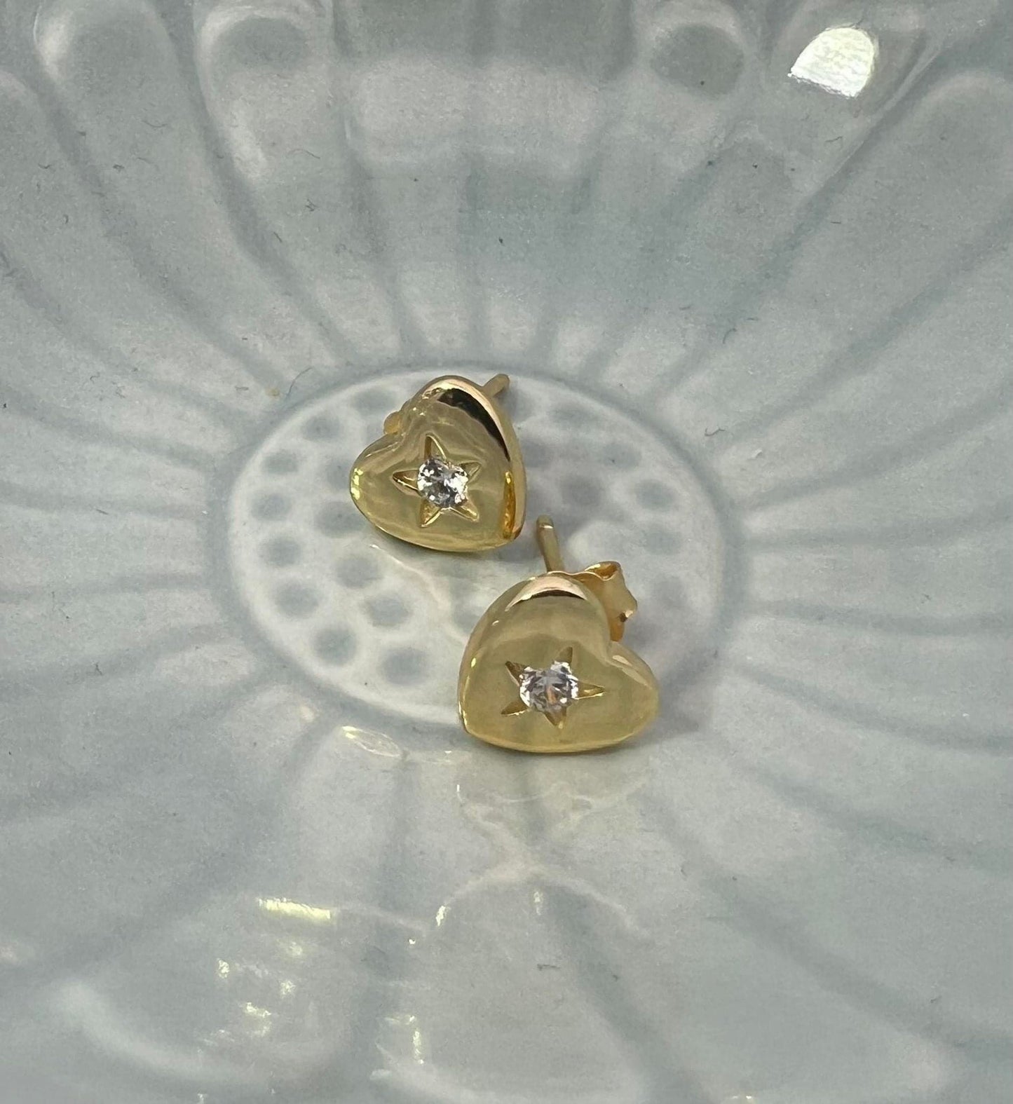 Ørestikker Naima forgyldt sterling sølv - VIAMAJA.DK