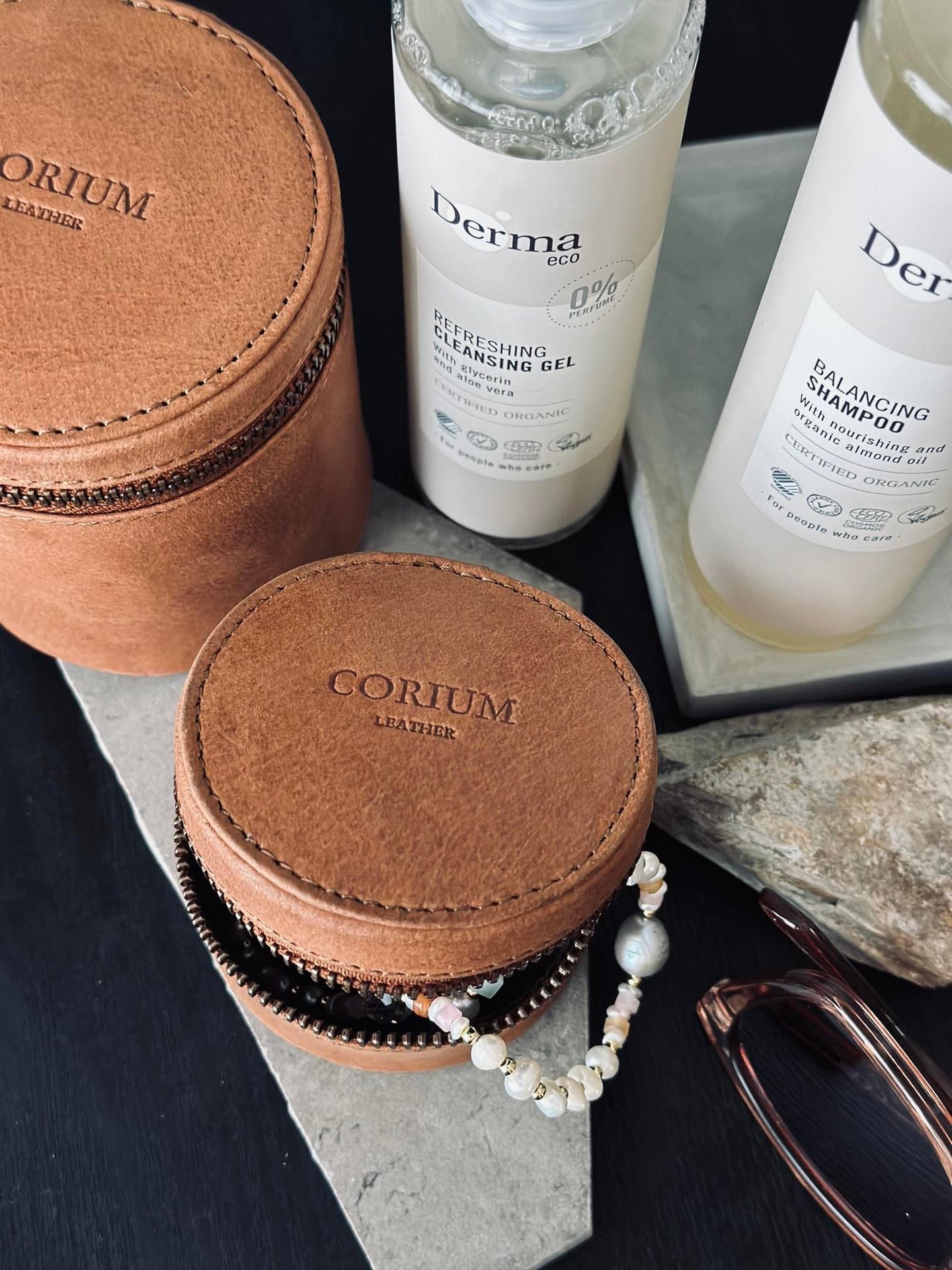 Organiser Leather - Small cognac - VIAMAJA.DK