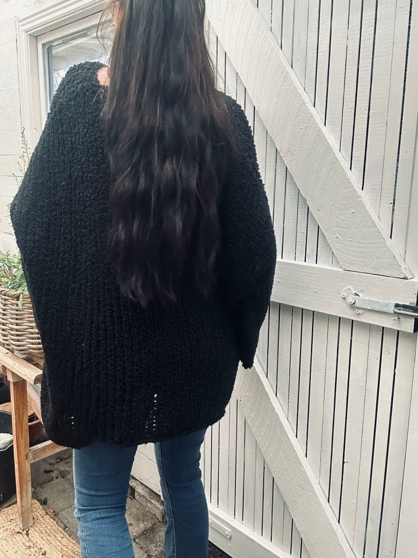 Oversize Cozy – Black - VIAMAJA.DK