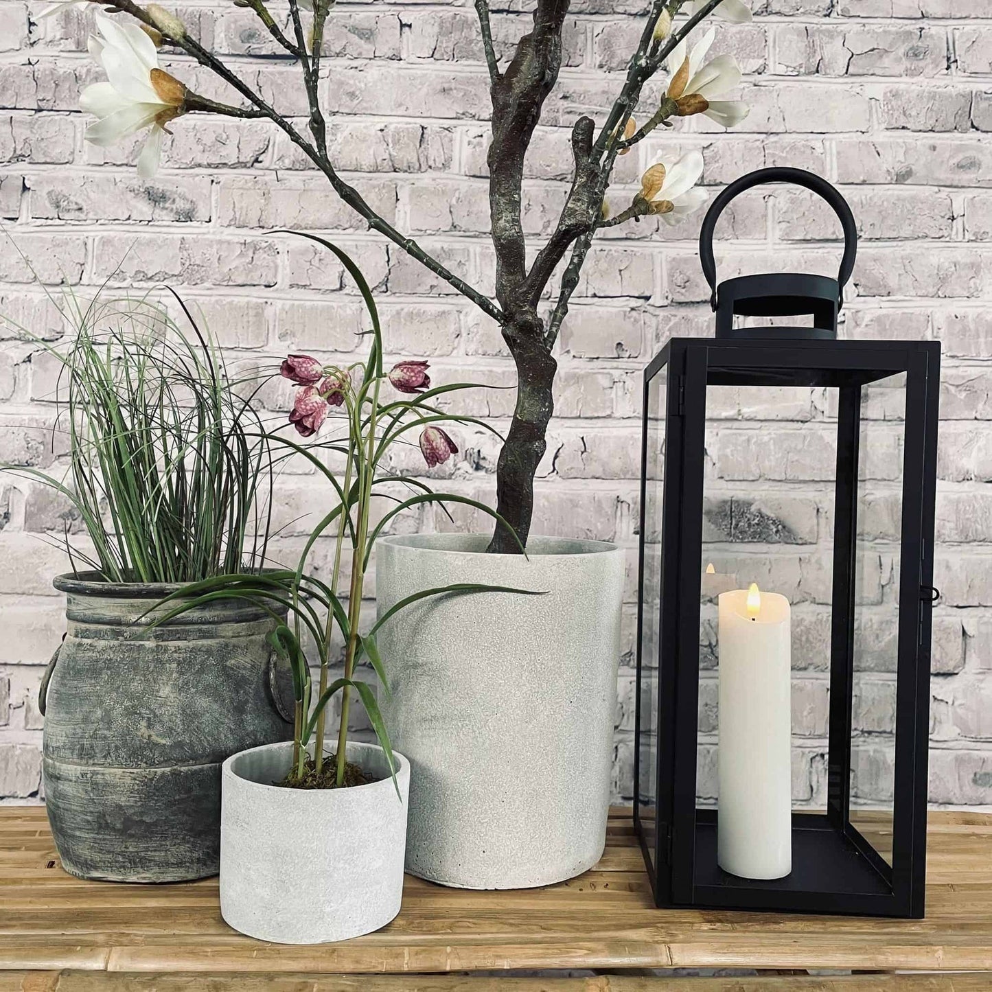 Potte i lysgrå beton NORDIC - Lille-potte - VIAMAJA.DK