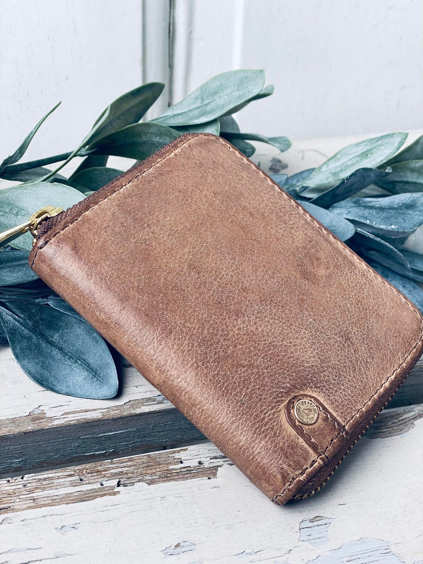 Pung i blødt skind - Walnut - VIAMAJA.DK