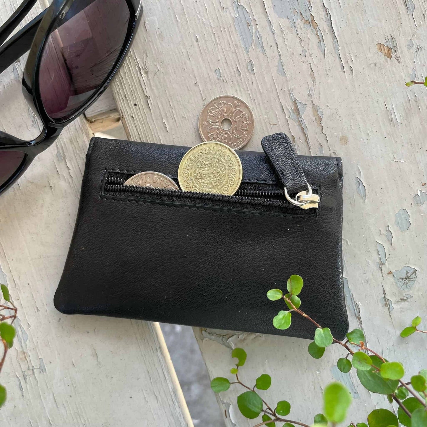 Pung MISTY- Lækker blødt kalveskind - Sort - VIAMAJA.DK