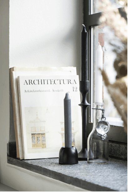 Rustiklys grå - 18cm - VIAMAJA.DK