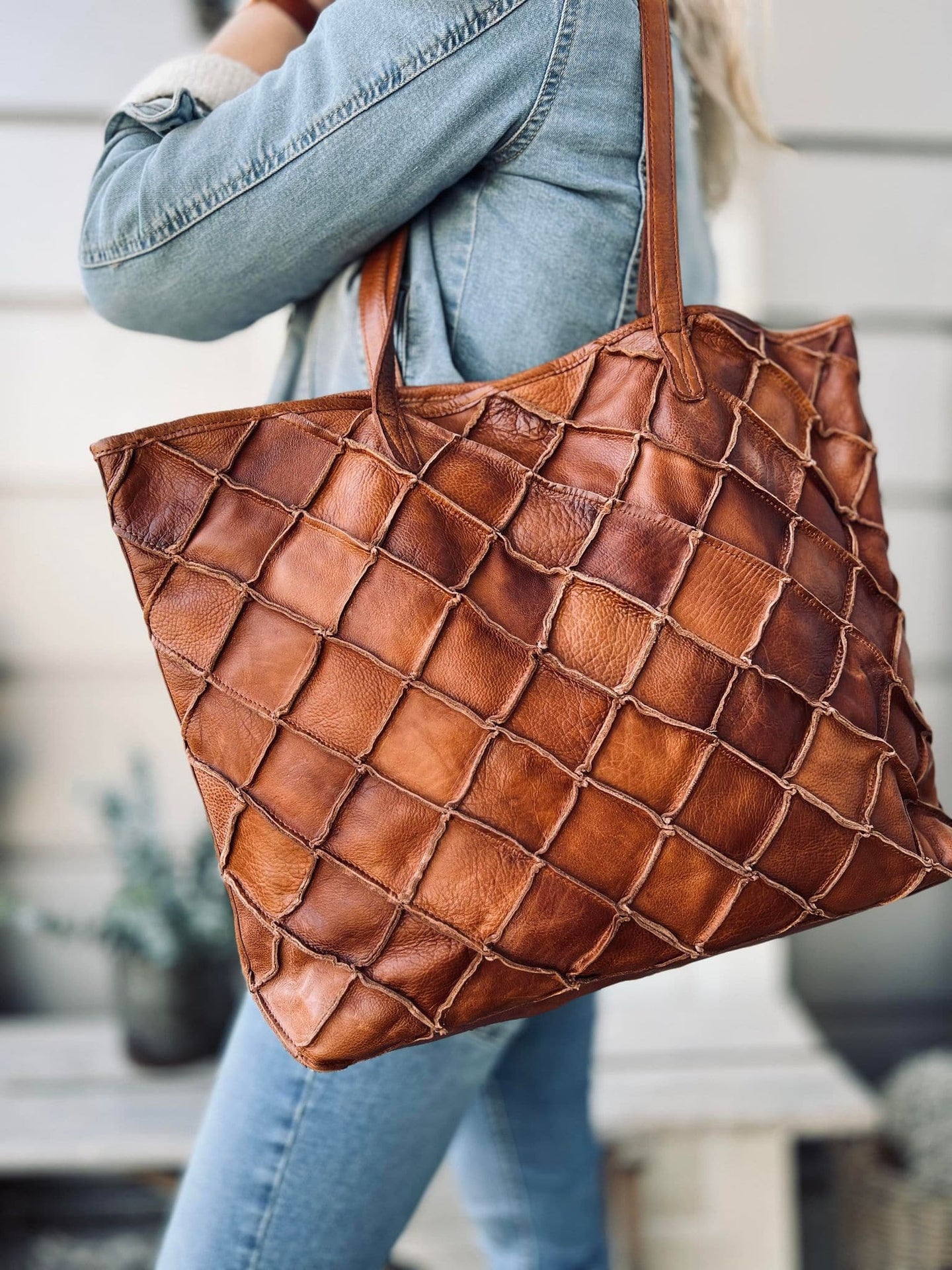 Shopper RECYCLING Walnut - VIAMAJA.DK