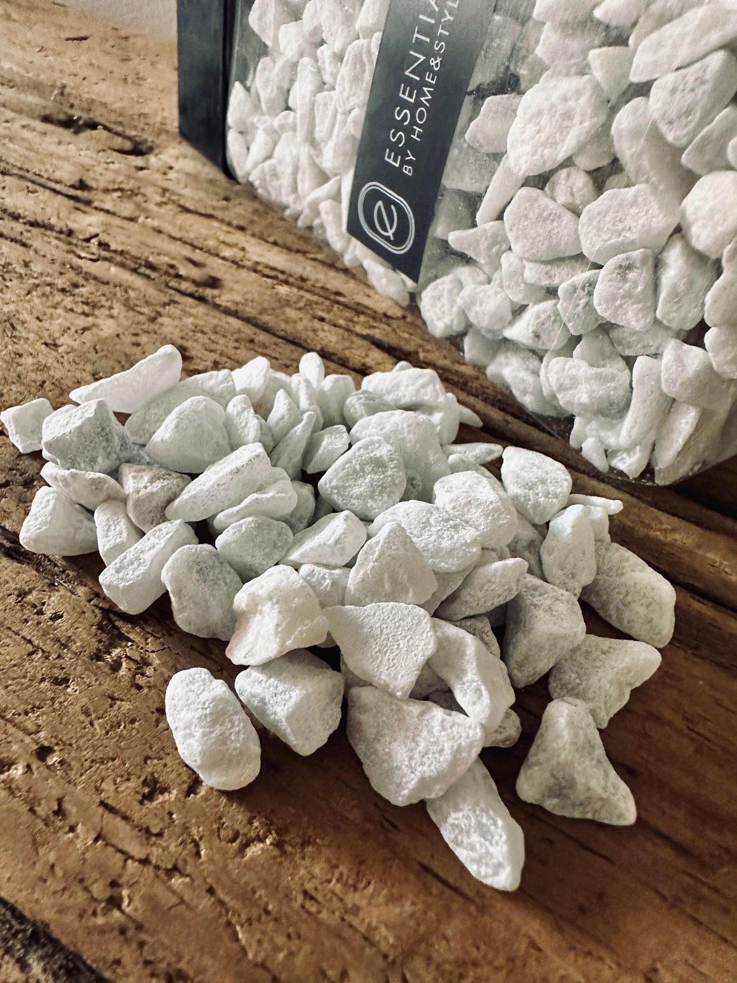 Sten til dekoration 550 ml – Stone white - VIAMAJA.DK