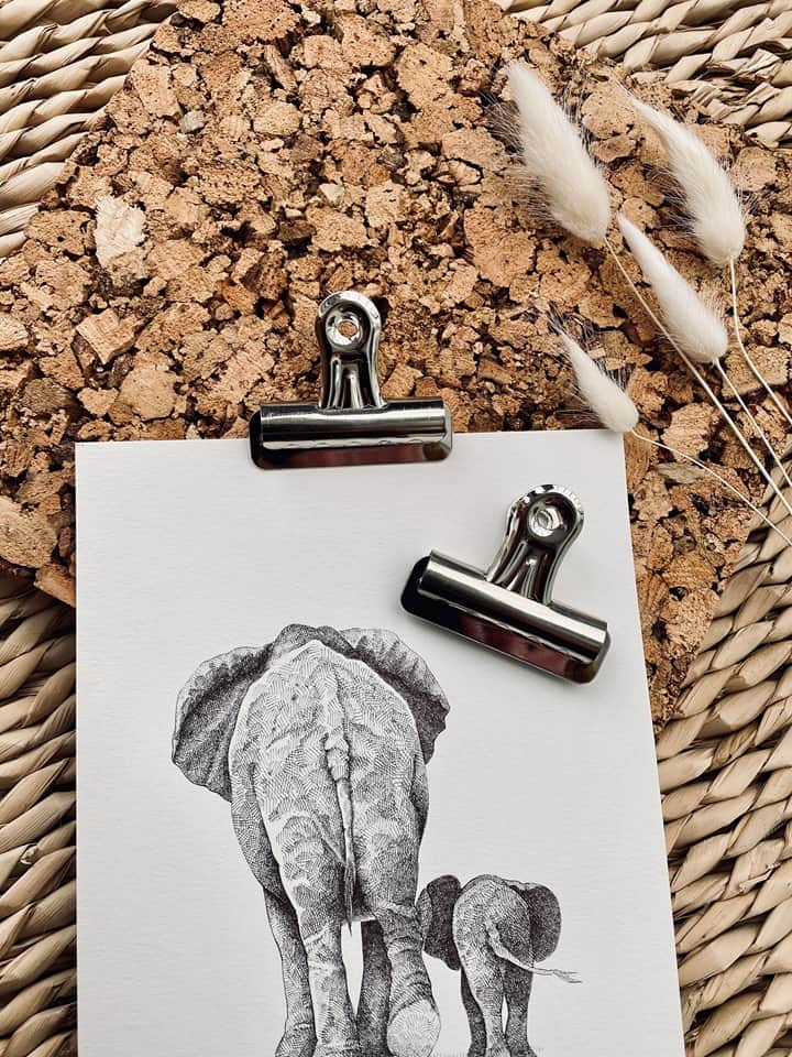 Stor Klemme - Sølv - VIAMAJA.DK