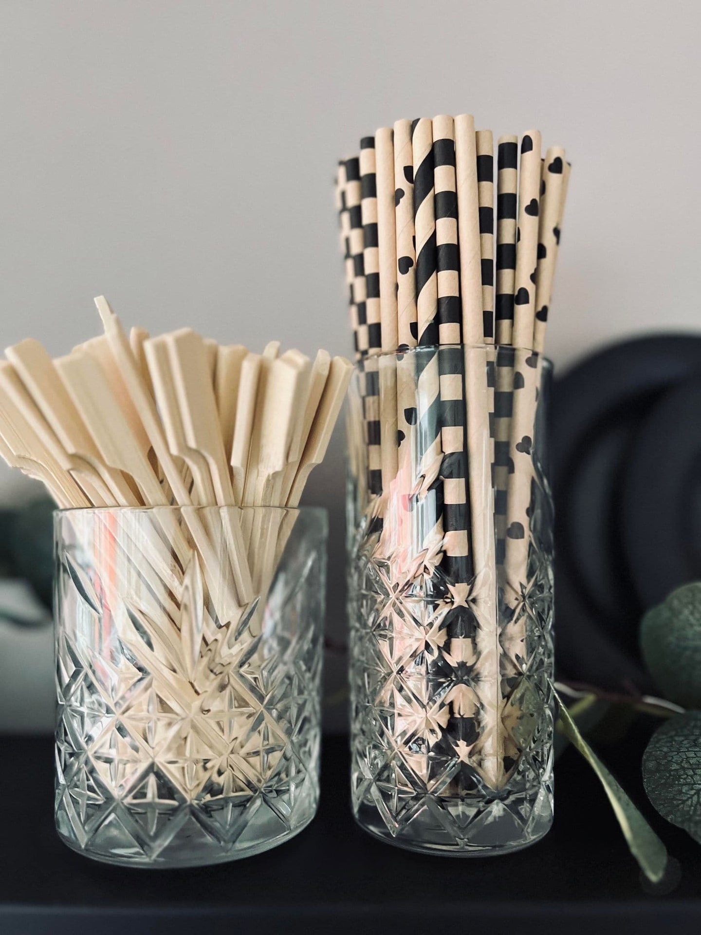 Sugerør - pap 100stk - VIAMAJA.DK