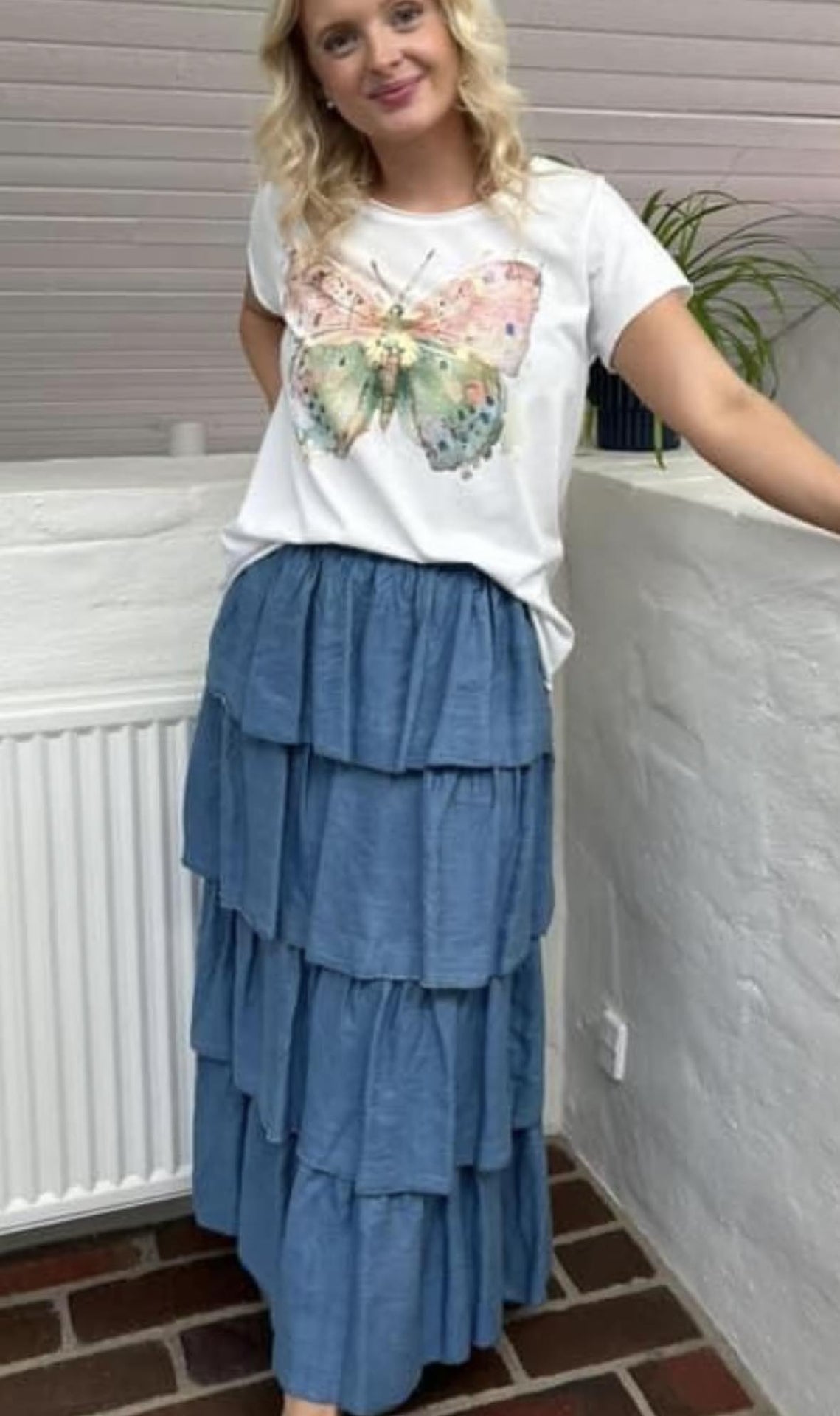 T - shirt Butterfly - VIAMAJA.DK