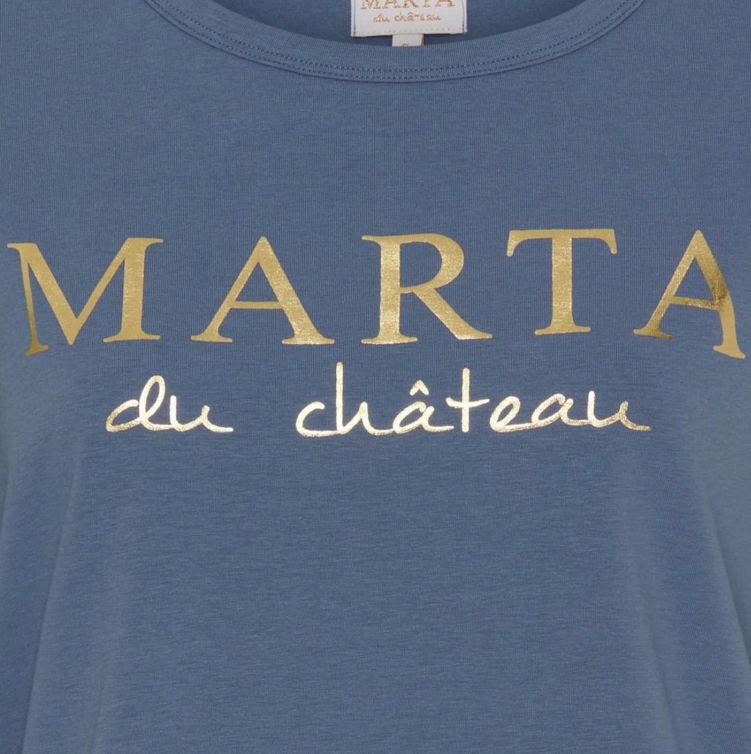 T - shirt Marta Denim - VIAMAJA.DK