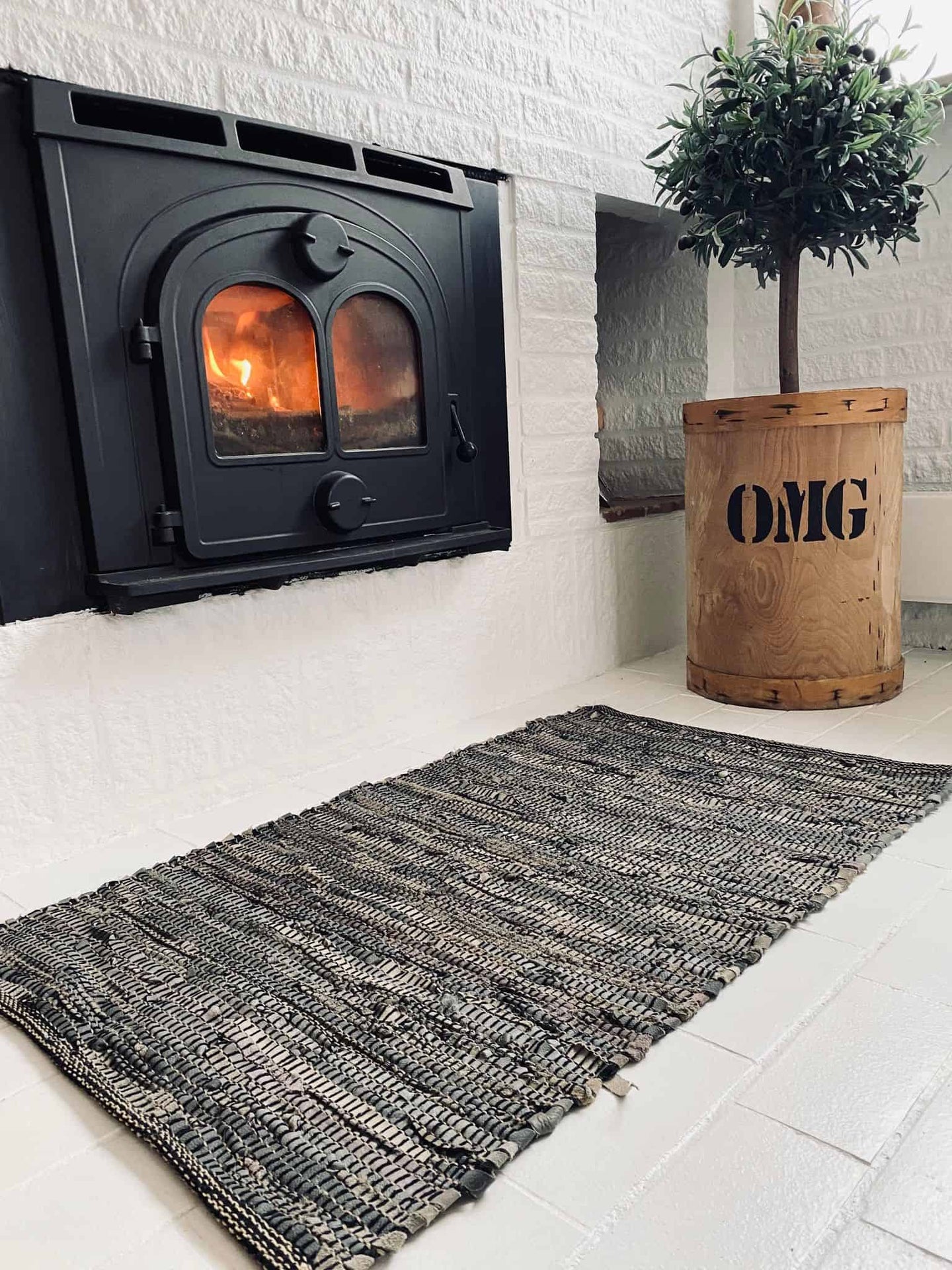 Tæppe i skind - 70x140cm - VIAMAJA.DK