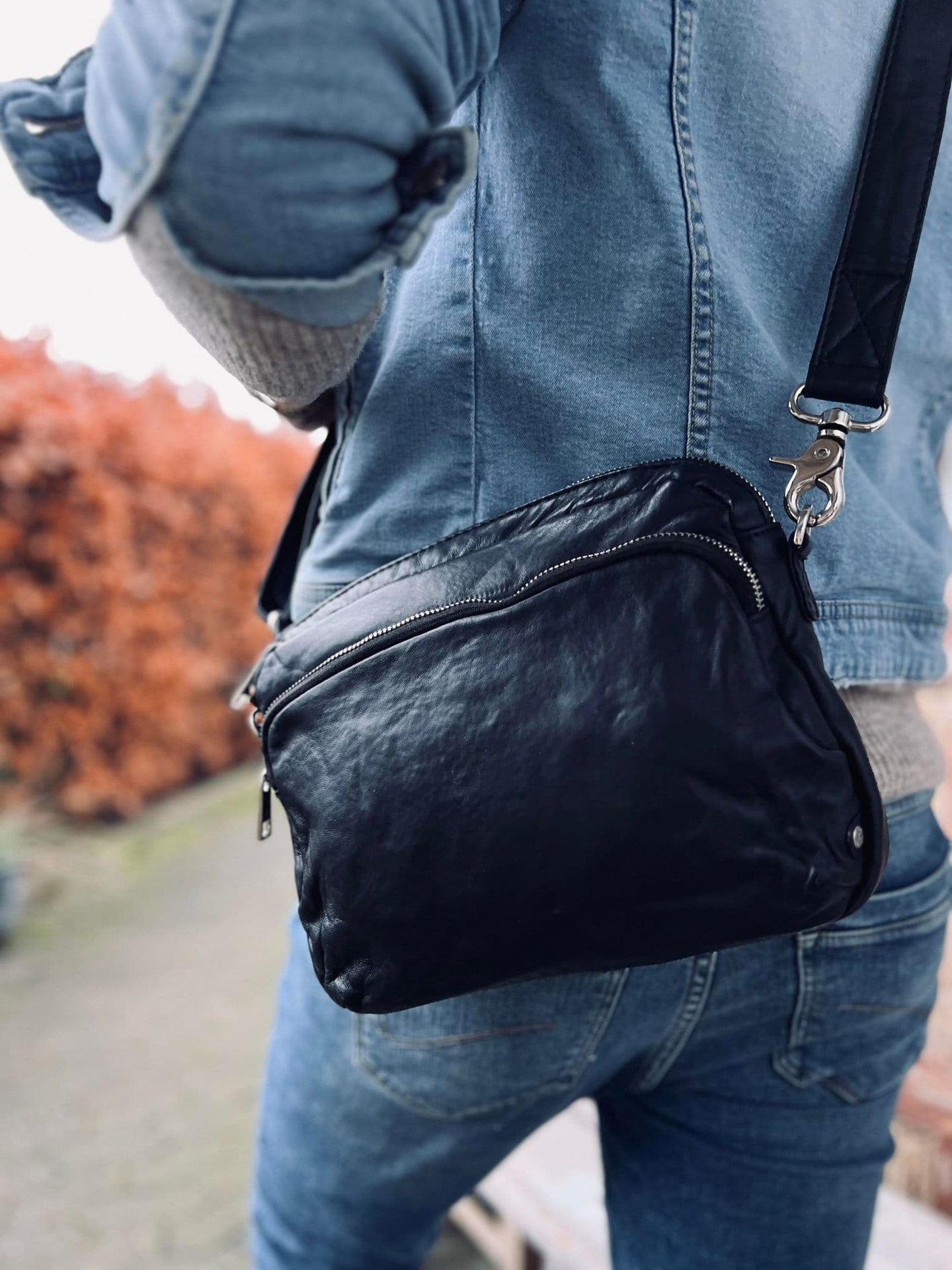 Taske / clutch MEMO - blødt og kraftigt læder - VIAMAJA.DK